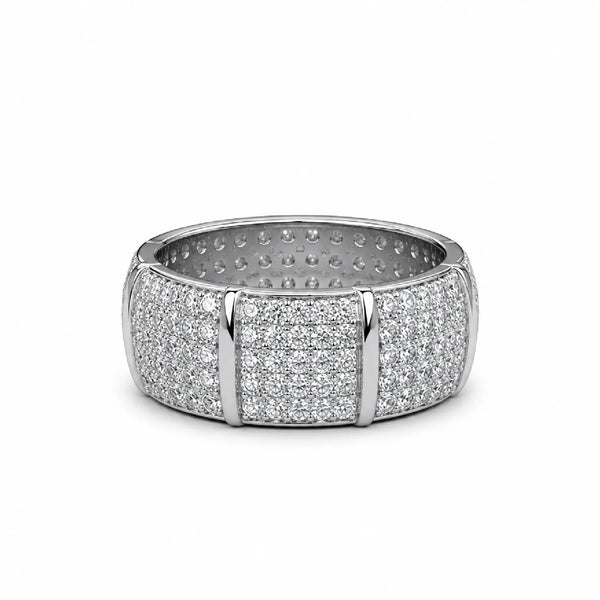Luxe Grid Band Ring