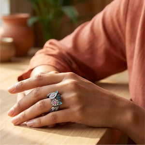 Midnight Owl Ring