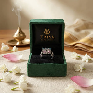 Midnight Owl Ring