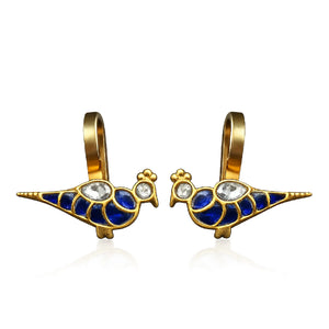 Peacock Ear Cuffs