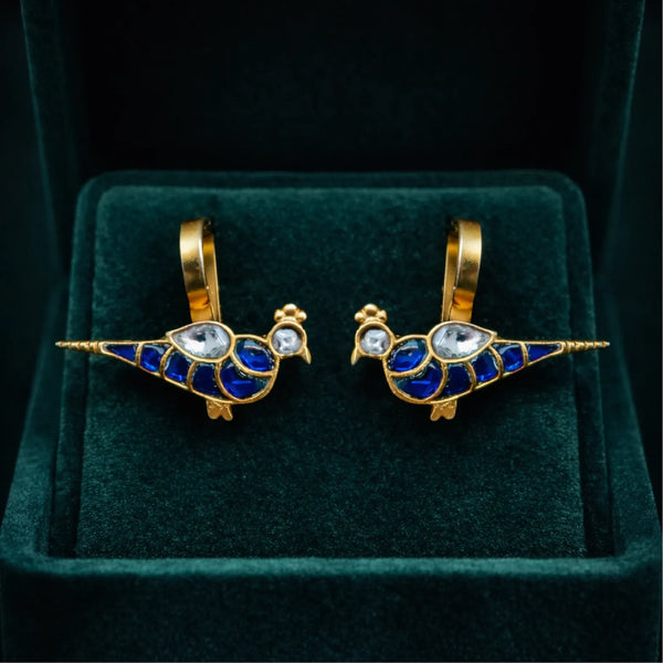 Peacock Ear Cuffs