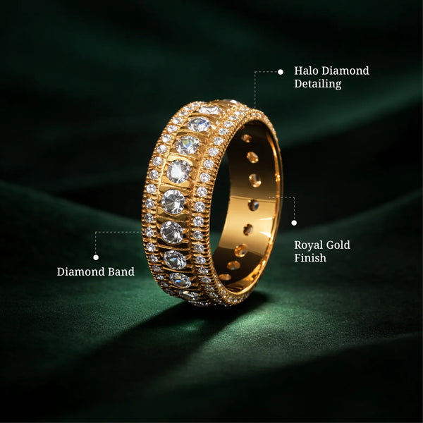Royal Sparkle Band Ring