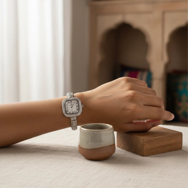 Royal Sparkle Silver Watch