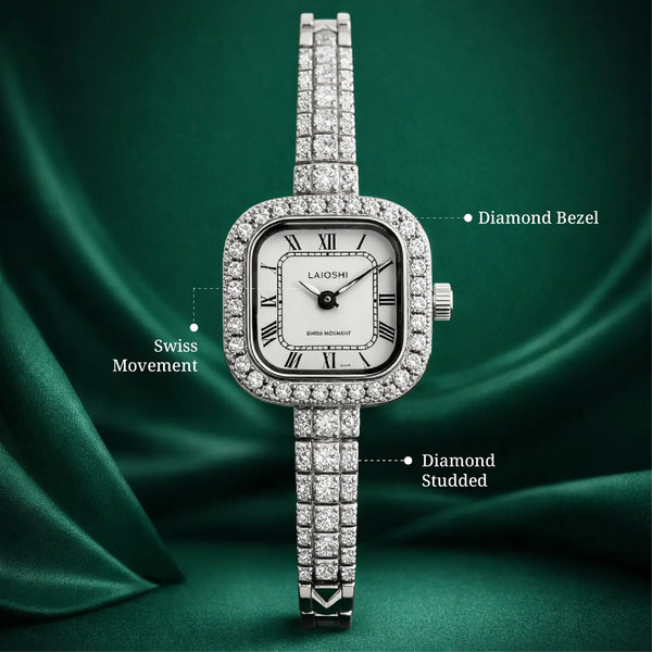 Royal Sparkle Silver Watch