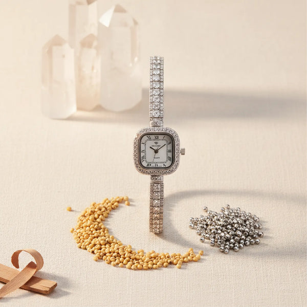 Royal Sparkle Silver Watch