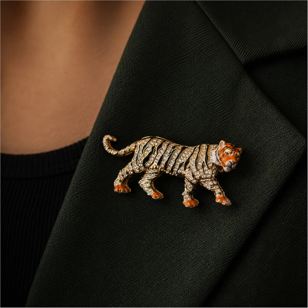 Royal Tiger Brooch
