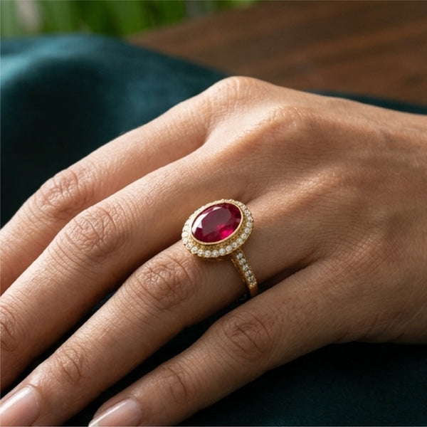 Ruby Glow Ring