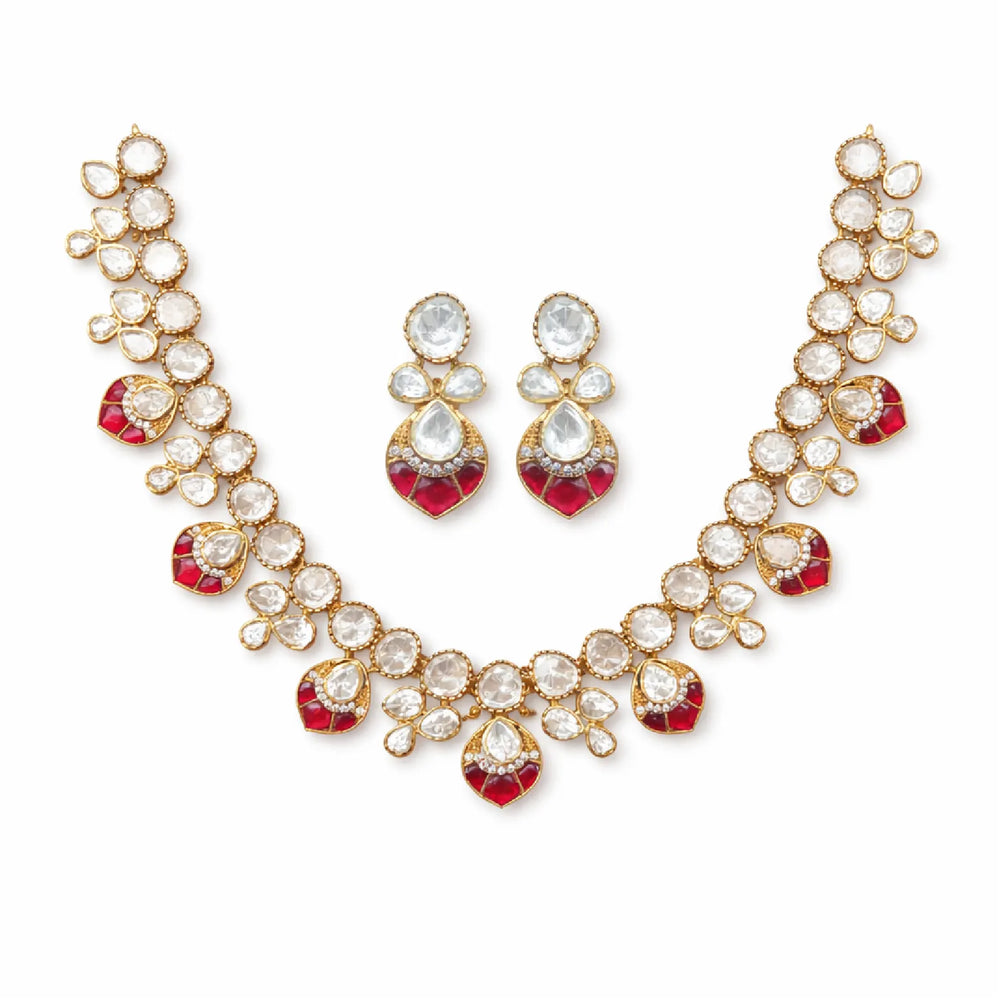 Ruby Necklace Set