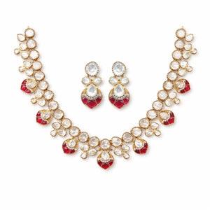 Ruby Necklace Set