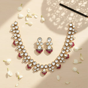 Ruby Necklace Set