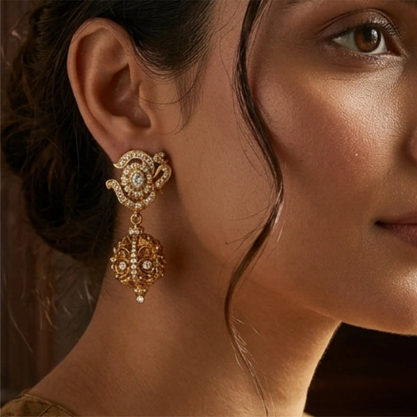 Sacred Om Jhumka