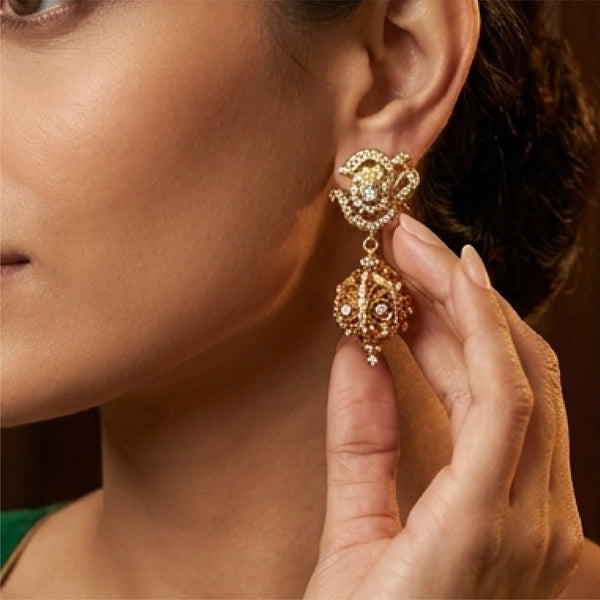 Sacred Om Jhumka