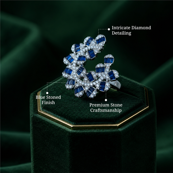 Sapphire Bloom Ring