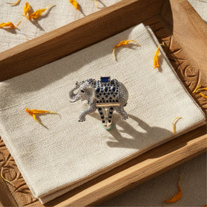 Sapphire Elephant Ring