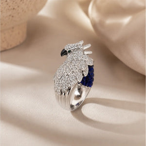 Sapphire Parrot Ring