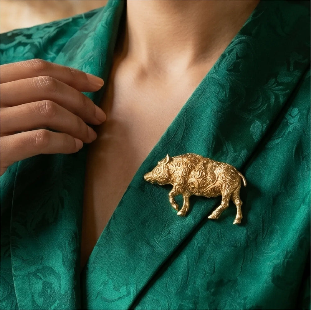 Wild Boar Brooch