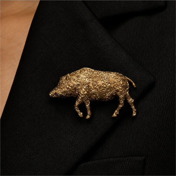 Wild Boar Brooch